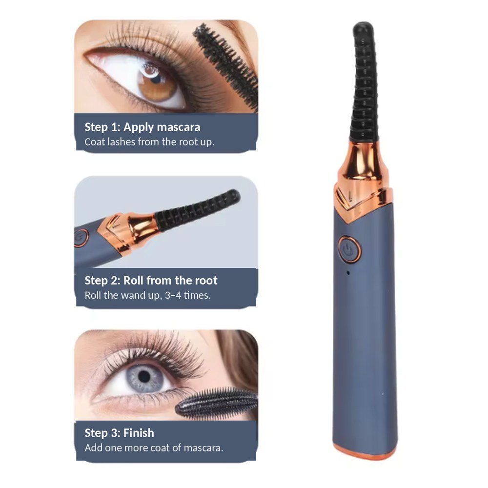 How to use the CurlMuse Heated Lash Wand in 3 steps